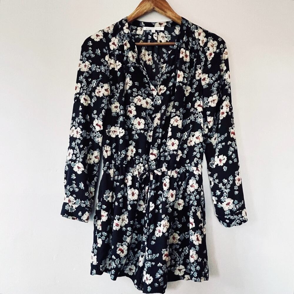 Daniel Rainn Floral Long Sleeve Romper Size XS EUC